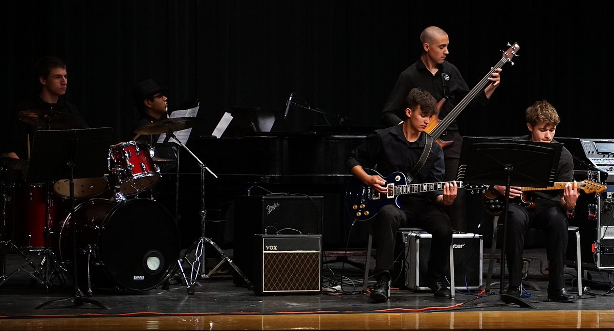 GCASDK12's tweet image. The Grove City Area High School Jazz Band held its spring concert Wednesday night at the high school auditorium. #GCASDProud #SpringConcerts