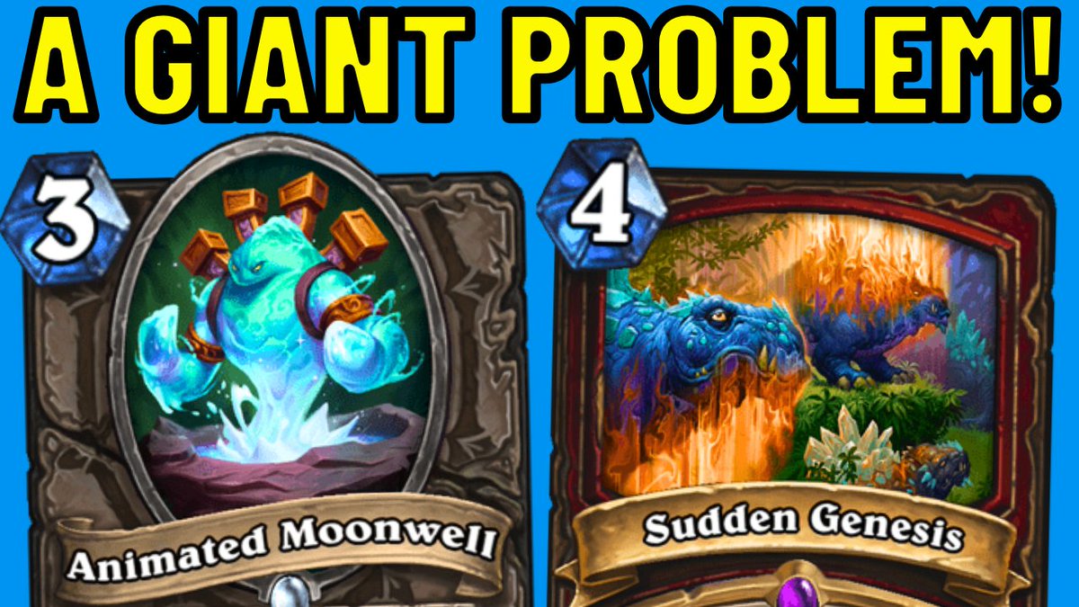 Today we're comboing with Animated Moonwell in my never-ending quest to OTK with rarely seen Hearthstone cards! Check it out here: 

youtu.be/MMP7R-KXHyY