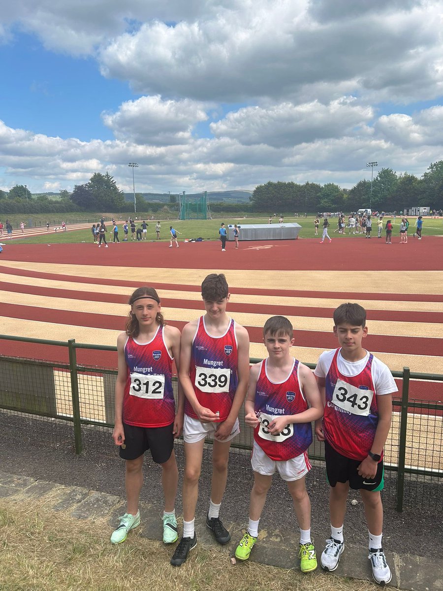 North Munsters Day 2 Results…. 🔥🔥

Wow - a total of 28 medals won by MCC over the two days of athletics and 2 records for Emer Purtill. 

We can’t wait to see our athletics team grow over the next few years 🥳✨🏃 

Next up is the Munster Championships in 2 weeks time! 🔥