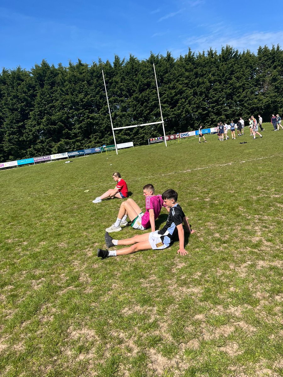 Our TY students had a great day playing Tag rugby with Loreto TY’s. 
The Aoife Daly Cup was presented to the winning team. Thanks to Wexford Wanderers for use of the facilities.