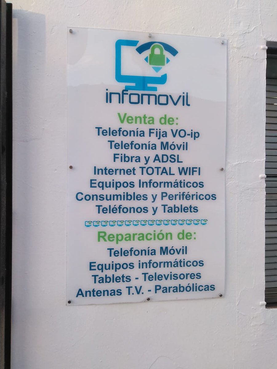 Olivenza F.C. (@olivenzaf_c) on Twitter photo COLABORADOR 🤝| Infomóvil 📱
👉 Tienda tecnológica, venta de móviles, Tablet, sistemas informáticos. 💻🖥📱🖨
📍 Calle Cervantes N2
📱 669475926 / 685302733
📩 infomoviljj@gmail.com COLABORADOR 🤝| Infomóvil 📱
👉 Tienda tecnológica, venta de móviles, Tablet, sistemas informáticos. 💻🖥📱🖨
📍 Calle Cervantes N2
📱 669475926 / 685302733
📩 infomoviljj@gmail.com
