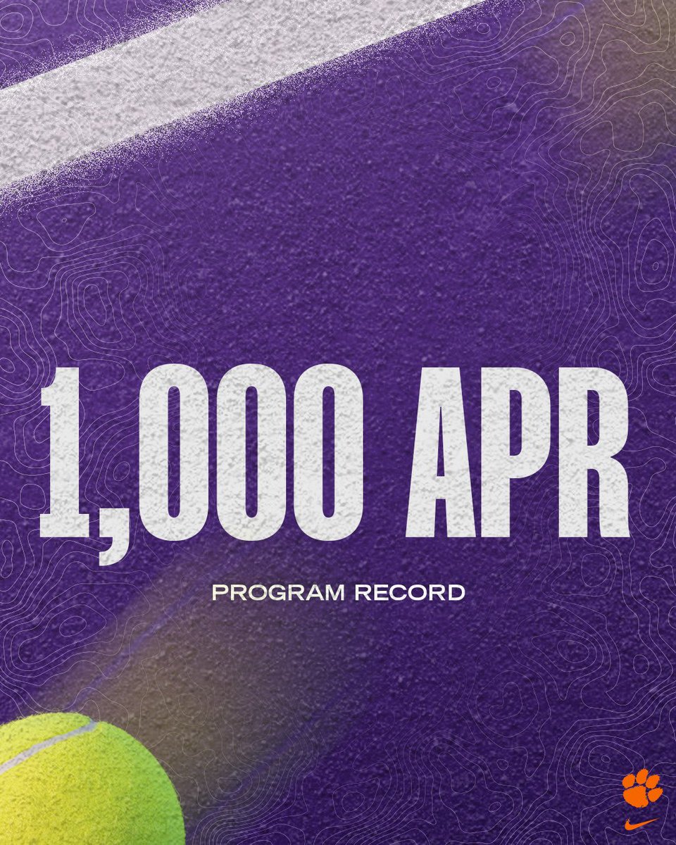 ClemsonWTennis's tweet image. Incredibly proud these Tigers for setting a program record 👏
🔗 bit.ly/3GJBOjA
#OB