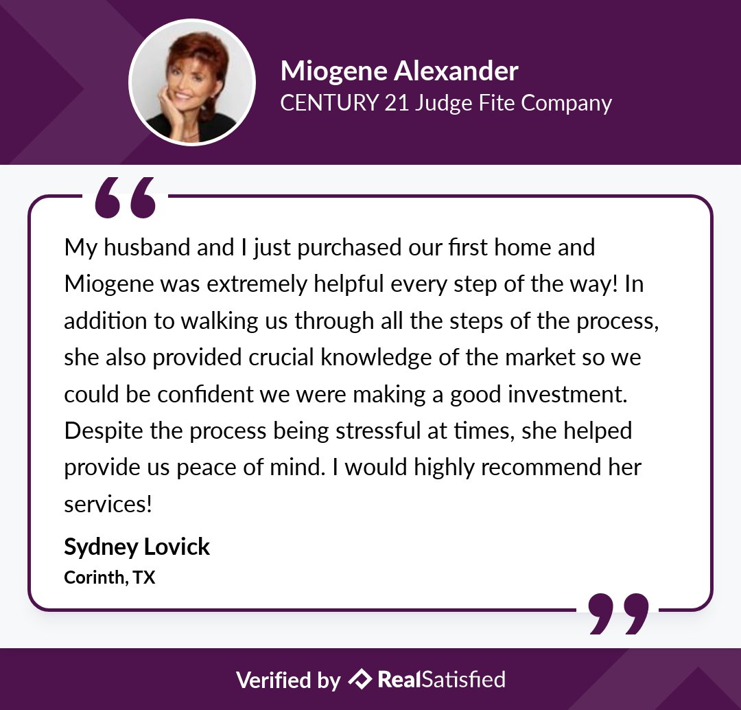 RealtorMiogene's tweet image. I’m truly honored to have helped these clients. realsatisfied.com/Miogene-Alexan… via @realsatisfied