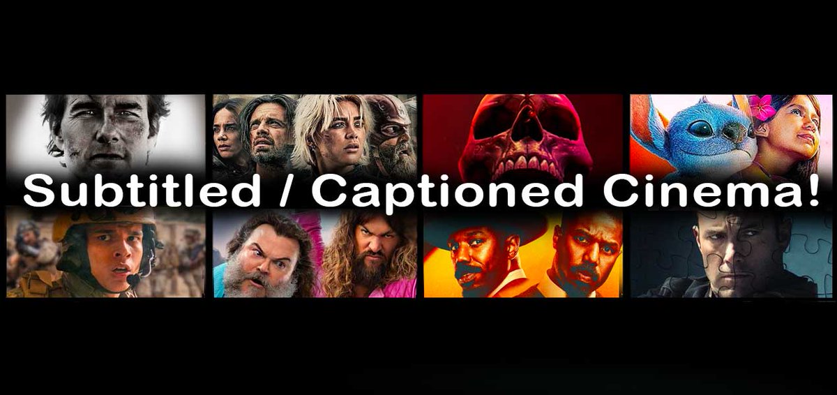 Accessible, Inclusive Subtitled/Captioned Cinema!
Mission: Impossible, Thunderbolts, Lilo &amp; Stitch, Final Destination, Minecraft, The Accountant 2, Sinners, The Surfer, Penguin Lessons, Phoenician Scheme, Warfare, Amateur &amp; more!
Screenings: YourLocalCinema.com
Retweet?
