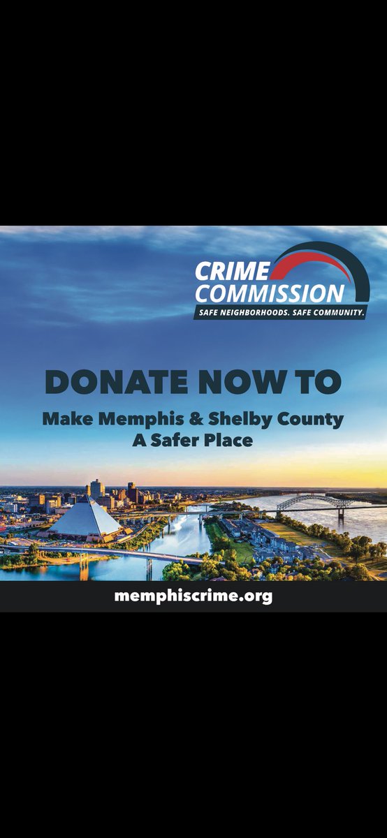 Let's come together to support the Memphis Shelby Crime Commission and make our community a safer place for everyone. #ad <a href="/901fund/">@901Fund</a> 
 
Your donation can make a big difference, support the <a href="/memcrimecomm/">The Crime Commission</a> at bit.ly/MSCCDonate