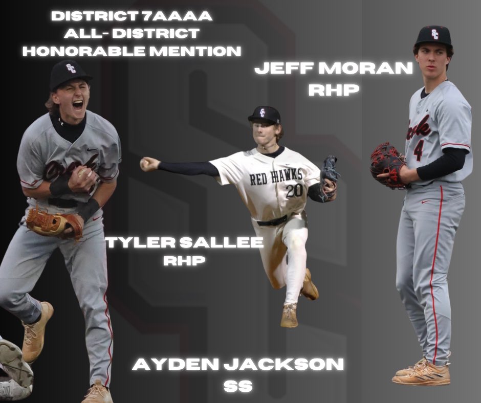 Redhawks Baseball (@redhawks_7aaaa) on Twitter photo Congrats to our All-District Honorable Mention players! <a href="/ayden_jackson22/">Ayden Jackson</a> <a href="/TylerSallee50/">Tyler Sallee</a> <a href="/jeff_moran12/">Jeff Moran</a> Congrats to our All-District Honorable Mention players! <a href="/ayden_jackson22/">Ayden Jackson</a> <a href="/TylerSallee50/">Tyler Sallee</a> <a href="/jeff_moran12/">Jeff Moran</a>
