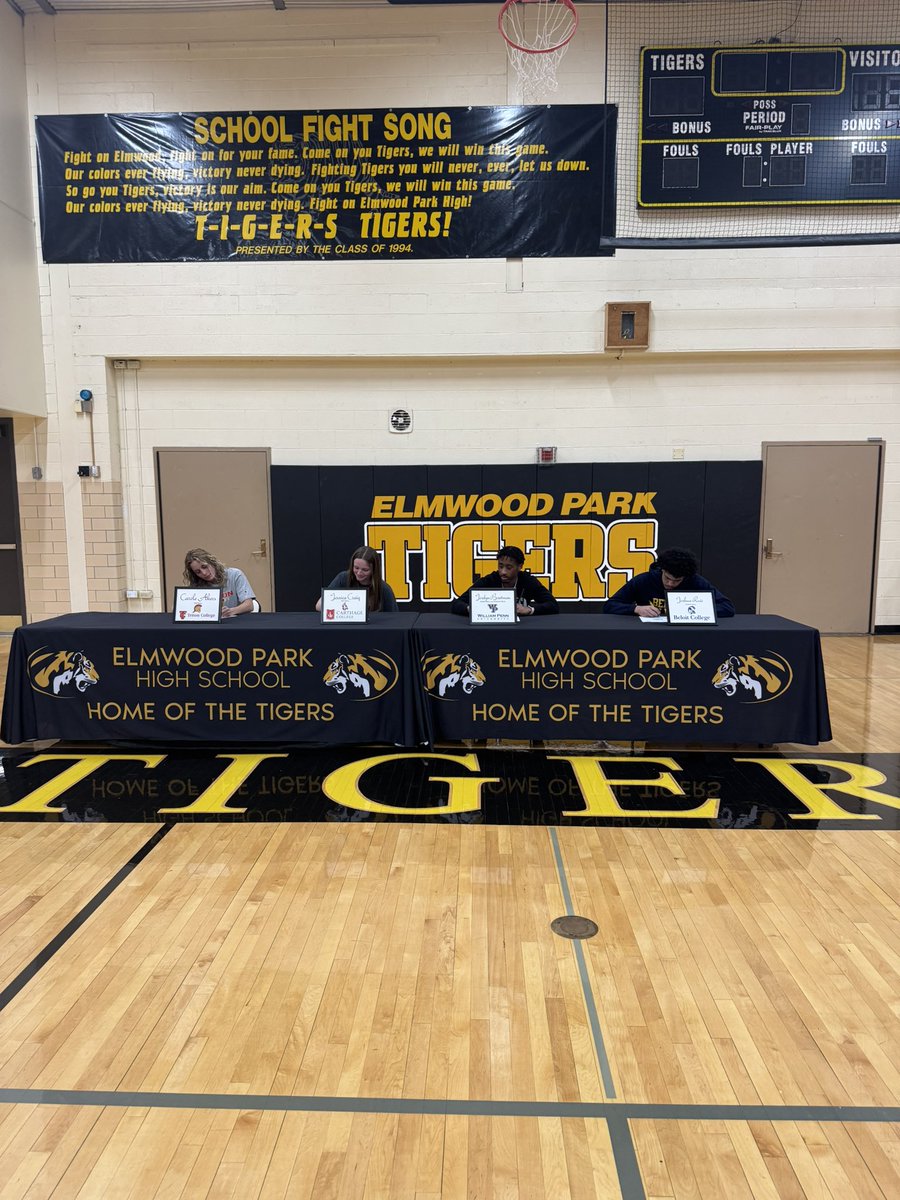 Congrats to our 4 Tigers who will continue playing sports in college! Carole Akers (Volleyball), Jordyn Boatman (Basketball &amp; Track), Jessica Craig (Softball) &amp; Joshua Ruiz (Basektball).

#RAISEtheBar