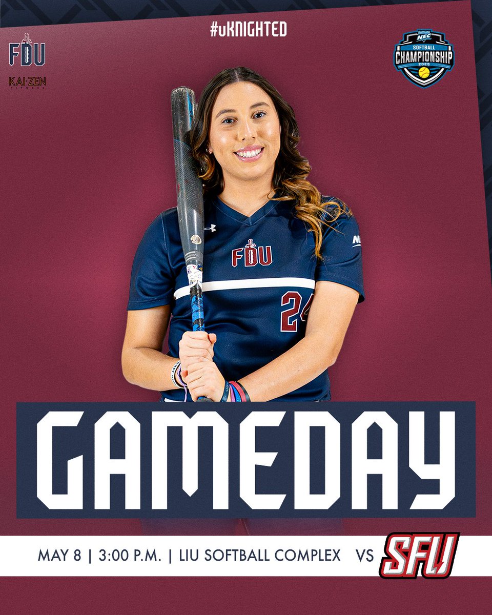 FDU Softball (@fduknightssb) on Twitter photo the chase for the crown begins.
๐ #2 Saint Francis
๐ NEC Softball Championships (Game 1)
๐ LIU Softball Complex (Brooklyn, N.Y.)
๐บ ESPN+/NEC Front Row
๐ FDUKnights.com
#uKNIGHTED | <a href="/KaizenFH/">KaizenFitness&Health</a> the chase for the crown begins.
๐ #2 Saint Francis
๐ NEC Softball Championships (Game 1)
๐ LIU Softball Complex (Brooklyn, N.Y.)
๐บ ESPN+/NEC Front Row
๐ FDUKnights.com
#uKNIGHTED | <a href="/KaizenFH/">KaizenFitness&Health</a>