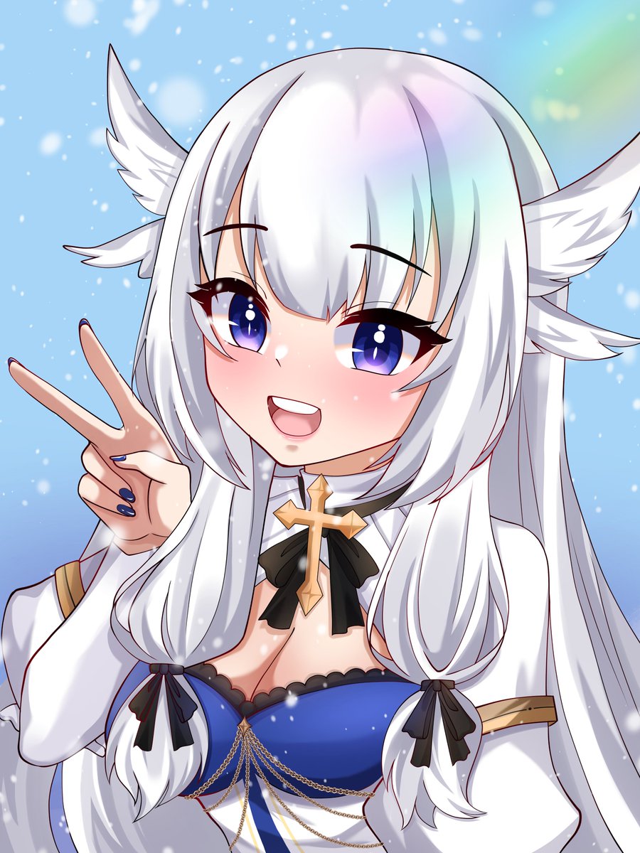 ❄AsteriaWynter❄ | ~Goddess of Winter Vtuber~ (@asteria_wynter) on Twitter photo good morning my little snowflakes! i hope your day is going well. i here present an amazing art from <a href="/NokyoStore/">Reina Akahoshi | VTuber | Commission Open✨🎨🖌️</a> ! they did an AMAZING job! its so cute and pretty! i love it so much! thank you so much! 🤍🤍🤍🤍 good morning my little snowflakes! i hope your day is going well. i here present an amazing art from <a href="/NokyoStore/">Reina Akahoshi | VTuber | Commission Open✨🎨🖌️</a> ! they did an AMAZING job! its so cute and pretty! i love it so much! thank you so much! 🤍🤍🤍🤍