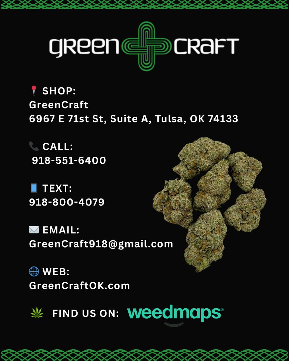 Greencraft Medical Cannabis Dispensary tweet media