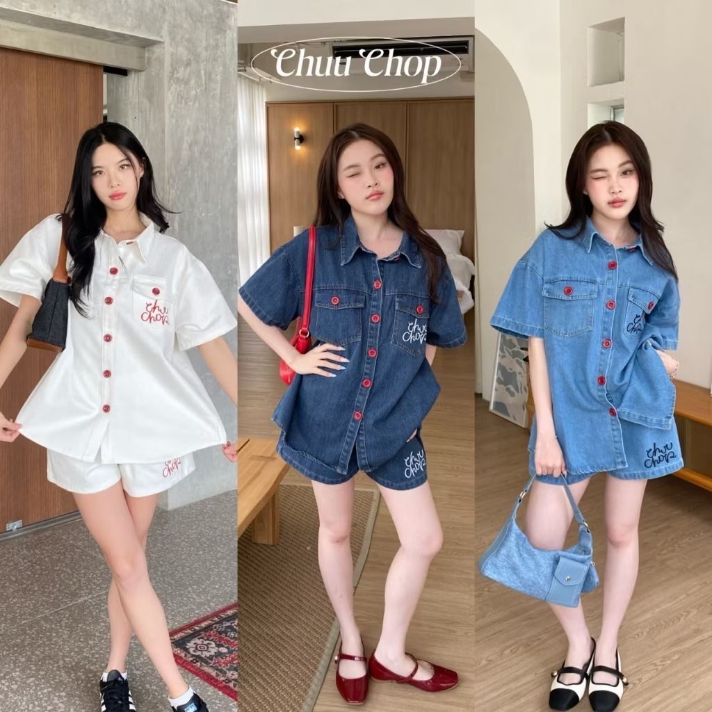 RinXyang26997's tweet image. ชุดยีนส์chuuchop Redvelvet denim set คือใส่ง่ายแต่ดูมีอะไร! ทรงสวย ใส่แล้วหุ่นดูเป๊ะขึ้นแบบไม่พยายาม ใครชอบลุคเท่แต่ยังน่ารักนิดๆ เซ็ตนี้ตอบโจทย์มาก ใส่แยกก็ได้ ใส่คู่คือจึ้ง~ #chuuchop #denimset
👇⬇️👇 s.shopee.co.th/1B9dEYEaDQ?sha…