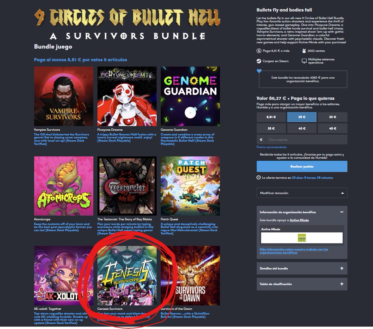 aeternathegame's tweet image. 🧐 #humblebundle humblebundle.com/games/9-circle…