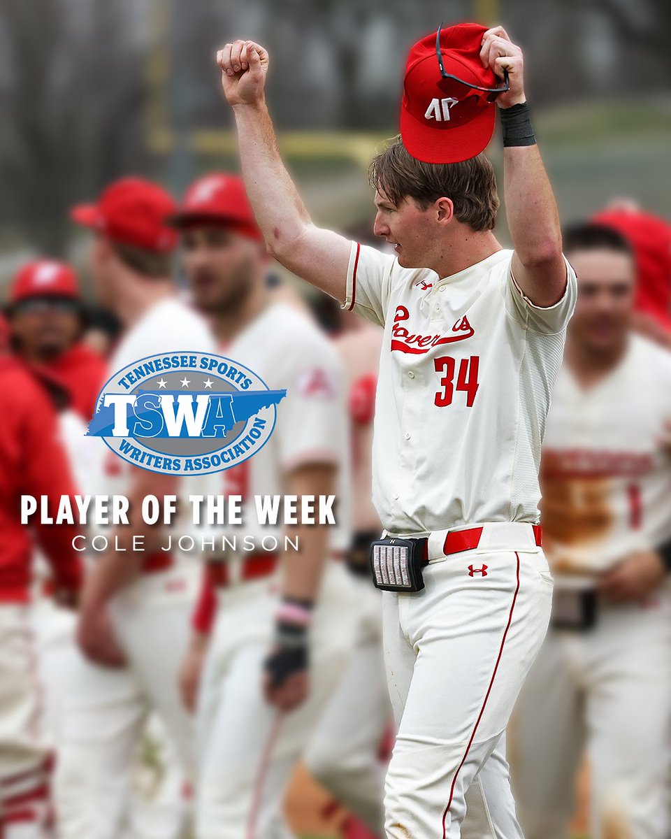 Austin Peay Baseball (@govsbsb) on Twitter photo Following a superb week at the plate last week, <a href="/ColeBJohnson/">Cole Johnson</a> has been named the ๐๐๐๐ ๐๐ฅ๐๐ฒ๐๐ซ ๐จ๐ ๐ญ๐ก๐ ๐๐๐๐ค๐ฉโพ๏ธ
๐๏ธ --> tinyurl.com/56vtpy5c
๐
ฑ๏ธ๐
ฐ๏ธ๐โ๏ธ | #LetsGoPeay Following a superb week at the plate last week, <a href="/ColeBJohnson/">Cole Johnson</a> has been named the ๐๐๐๐ ๐๐ฅ๐๐ฒ๐๐ซ ๐จ๐ ๐ญ๐ก๐ ๐๐๐๐ค๐ฉโพ๏ธ
๐๏ธ --> tinyurl.com/56vtpy5c
๐
ฑ๏ธ๐
ฐ๏ธ๐โ๏ธ | #LetsGoPeay