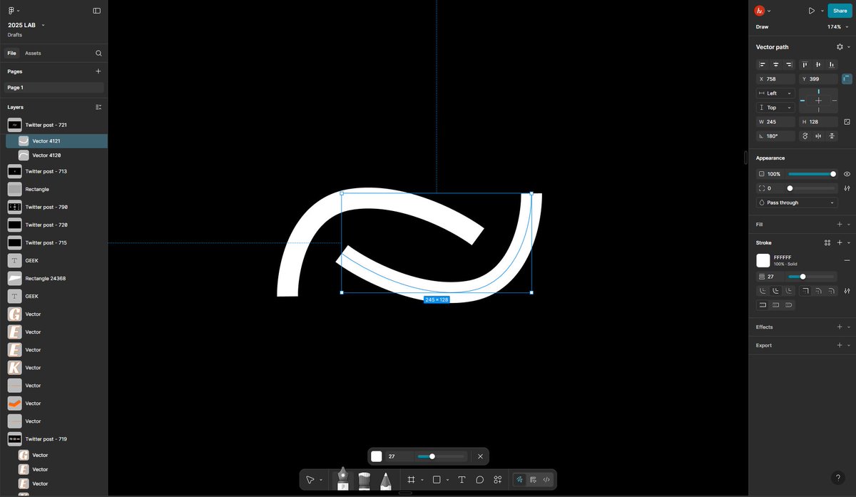 The new figma update is amazing, I think I can put Illustrator to rest😅