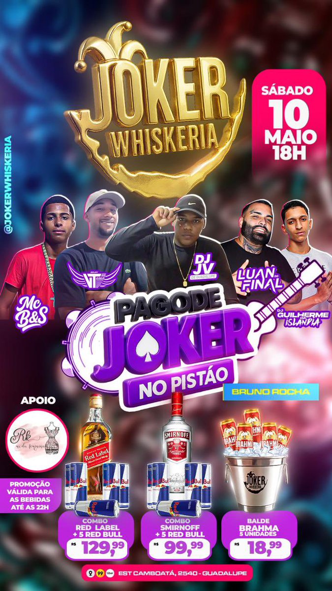 Promoção de bebidas até 22h