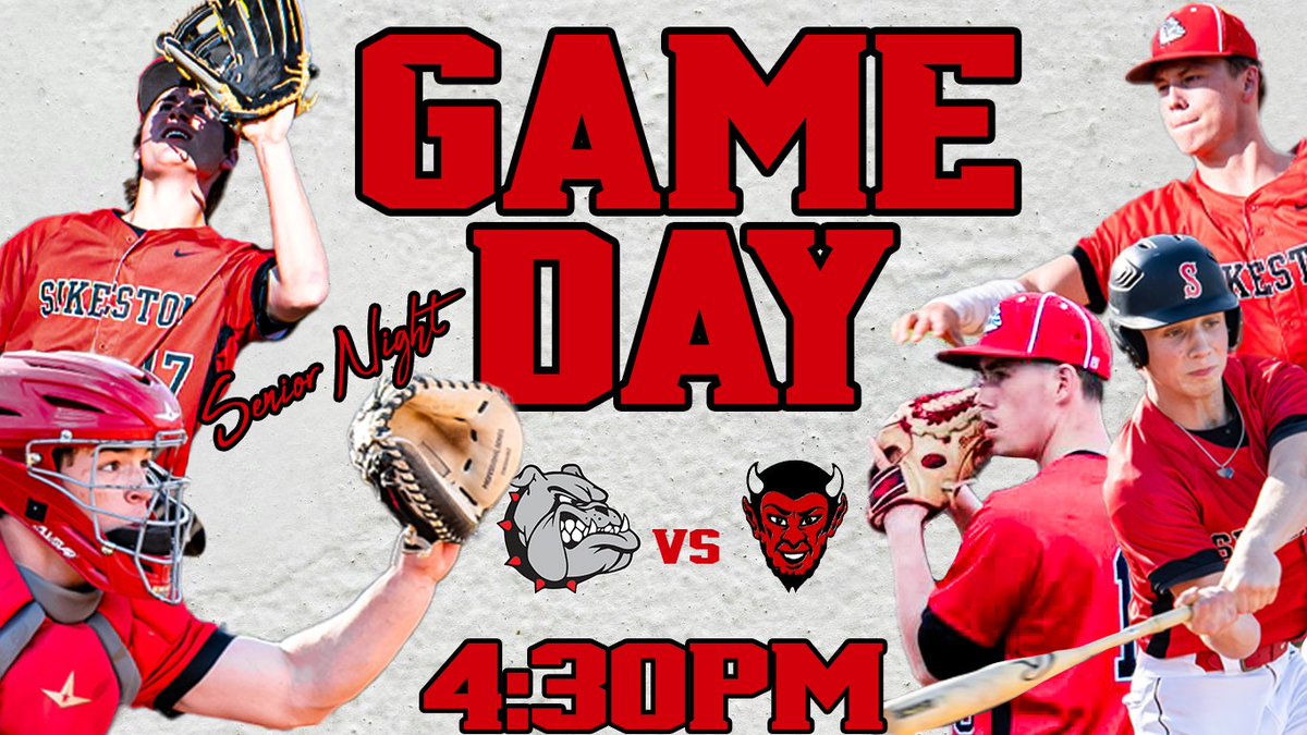 Senior night for the baseball team tonight.  Come out and support the seniors as they take on Chaffee.  Game time 4:30.  Good luck bulldogs