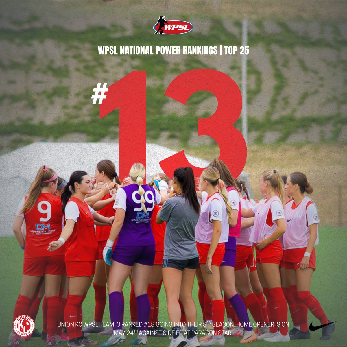 Union KC Soccer WPSL (@unionkcwpsl) on Twitter photo Union KC WPSL coming in at #13 in the <a href="/WPSL/">Women’s Premier Soccer League</a> National Power Rankings🤝 Union KC WPSL coming in at #13 in the <a href="/WPSL/">Women’s Premier Soccer League</a> National Power Rankings🤝