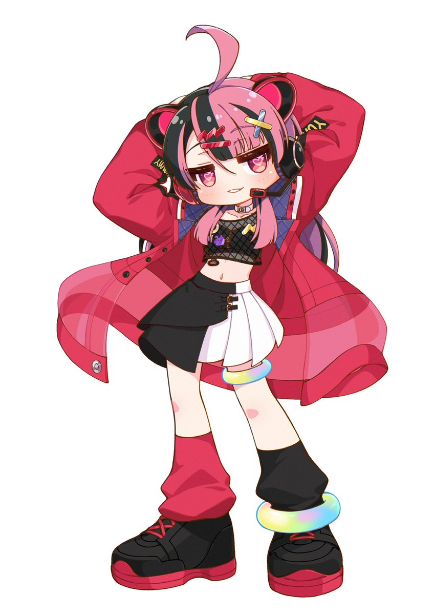 pati_nyaaaaaaa's tweet image. 夢限大みゅーたいぷ 3nd LIVE「ふりーてぃーぐ もーめんと」東京公演
ゆきる兄貴さんのフラスタ企画にイラストを担当させていただきました！🖤🩷

エロいえ〜い✌️
#ゆめみた3rdLIVE_東京
#みてユノ