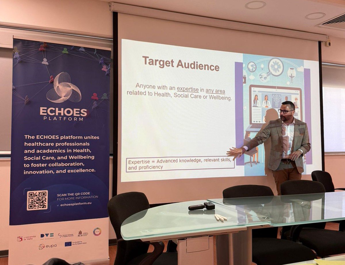 The afternoon session has started in Nicosia 🥳 Thank you to all who attended.
<a href="/UMmalta/">University of Malta</a>
<a href="/RCSI_Irl/">RCSI</a>
<a href="/INHWE_Network/">INHWE</a>
Tampere University of Applied Sciences PMF Research | ICT Research and Development Centre
