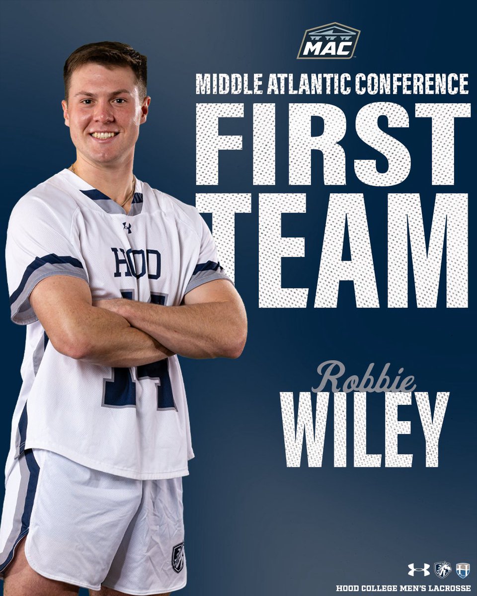 🚨ALL-MAC COMMONWEALTH🚨

Senior Midfielder Robbie Wiley earns All-Conference honors in Men’s Lacrosse!!!

🥍🔥🥍🔥🥍🔥

#ChampionMentality #BringYourBest #MAClax #d3lax
<a href="/gomacsports/">MAC</a> <a href="/Hood_MLax/">Hood Men’s Lacrosse</a>