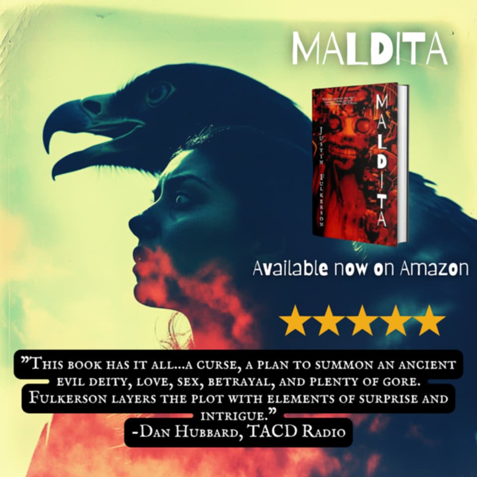 JustinFulkerson's tweet image. A heart-breaking collision course steeped in Mexican folklore and terror. Pick up a copy for MALDITA today! The reviews don't lie. #horror
amazon.com/dp/B0DKDBNC8S