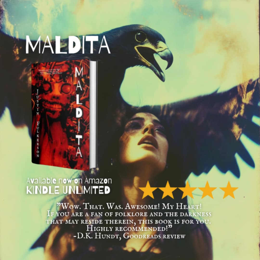 JustinFulkerson's tweet image. A heart-breaking collision course steeped in Mexican folklore and terror. Pick up a copy for MALDITA today! The reviews don't lie. #horror
amazon.com/dp/B0DKDBNC8S