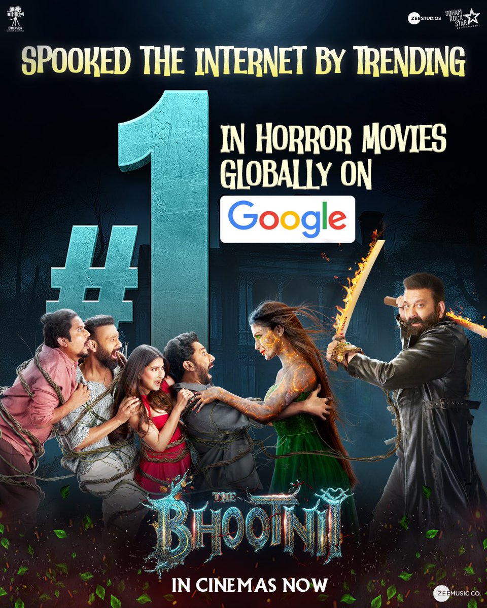 sidhaant sachdev (@sachdevsidhaant) on Twitter photo Horror has a new queen... and she's unstoppable as she takes the top spot in Horror movies globally! 🔥
Book your tickets now.
🔗 - bookmy.show/TheBhootnii
#TheBhootnii in cinemas now.
@DuttSanjay @roymouni <a href="/mesunnysingh/">Sunny Singh</a> #PalakTiwarii <a href="/aasifkhan_1/">Aasif Khan</a> @beyounick182 @deepakmukut Horror has a new queen... and she's unstoppable as she takes the top spot in Horror movies globally! 🔥
Book your tickets now.
🔗 - bookmy.show/TheBhootnii
#TheBhootnii in cinemas now.
@DuttSanjay @roymouni <a href="/mesunnysingh/">Sunny Singh</a> #PalakTiwarii <a href="/aasifkhan_1/">Aasif Khan</a> @beyounick182 @deepakmukut
