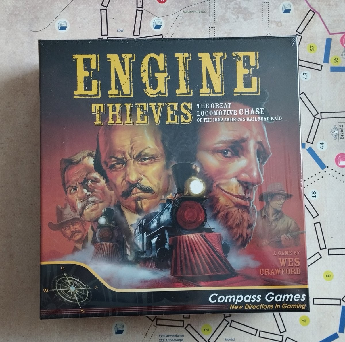 BambotPiotr's tweet image. Today I received a package from Compass Games containing Engine Thieves, which tells an interesting story, incidentally adapted into a classic movie. I am incredibly curious about this game.