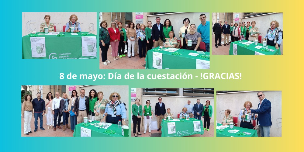 ASEMPAL (@asempal) on Twitter photo 🎗️ ¡Gracias por vuestro apoyo en el Día de la Cuestación!.
Apoyar la investigación y a las personas con cáncer es un compromiso común <a href="/ContraCancerAL/">Asociación Española Contra el Cáncer ALMERÍA</a> <a href="/ContraCancerEs/">Asociación Española Contra el Cáncer</a>
#TodosContraElCáncer #AECCAlmería #Asempal 💚 🎗️ ¡Gracias por vuestro apoyo en el Día de la Cuestación!.
Apoyar la investigación y a las personas con cáncer es un compromiso común <a href="/ContraCancerAL/">Asociación Española Contra el Cáncer ALMERÍA</a> <a href="/ContraCancerEs/">Asociación Española Contra el Cáncer</a>
#TodosContraElCáncer #AECCAlmería #Asempal 💚
