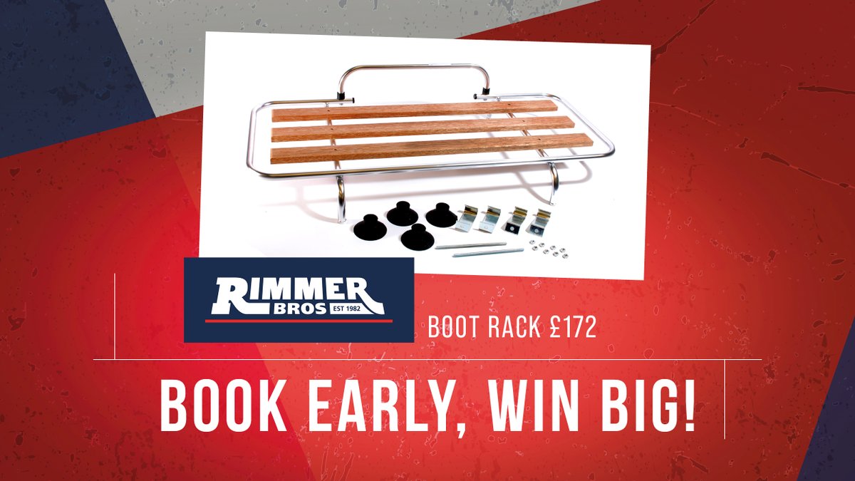 ClassicMotorNEC's tweet photo. Grab your Classic Motor Show tickets by 22 May and you could win a BOXO UK master socket set worth £400 or a Rimmer Bros luggage rack worth £172!
Enter automatically when you book – it's that easy.
🛠️ Thanks to @boxotoolsuk  &amp; @rimmerbros !
T&amp;Cs apply https://t.co/ogRVnBBv1K
