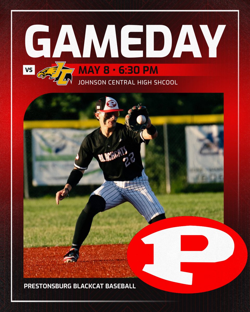 GAMEDAY!!!

Blackcats take the short trip up US-23 to Johnson Central for a rematch of last year’s 15th Region Tournament. 

🆚 Johnson Central
📍 Johnson Central High School
⏰ 6:30pm EST
📊📺 web.gc.com/teams/EcfDpmYG…
#️⃣ #GAMEDAY #HoeYeRows #HailBlackcats
