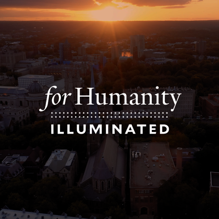 Tonight at 7 pm CT, join the latest installment of the For Humanity Illuminated events, livestreamed from Chicago! Learn about the dedicated people, innovative programs, and groundbreaking ideas that expand Yale’s potential to improve and enrich lives. bit.ly/3Z62Jwa