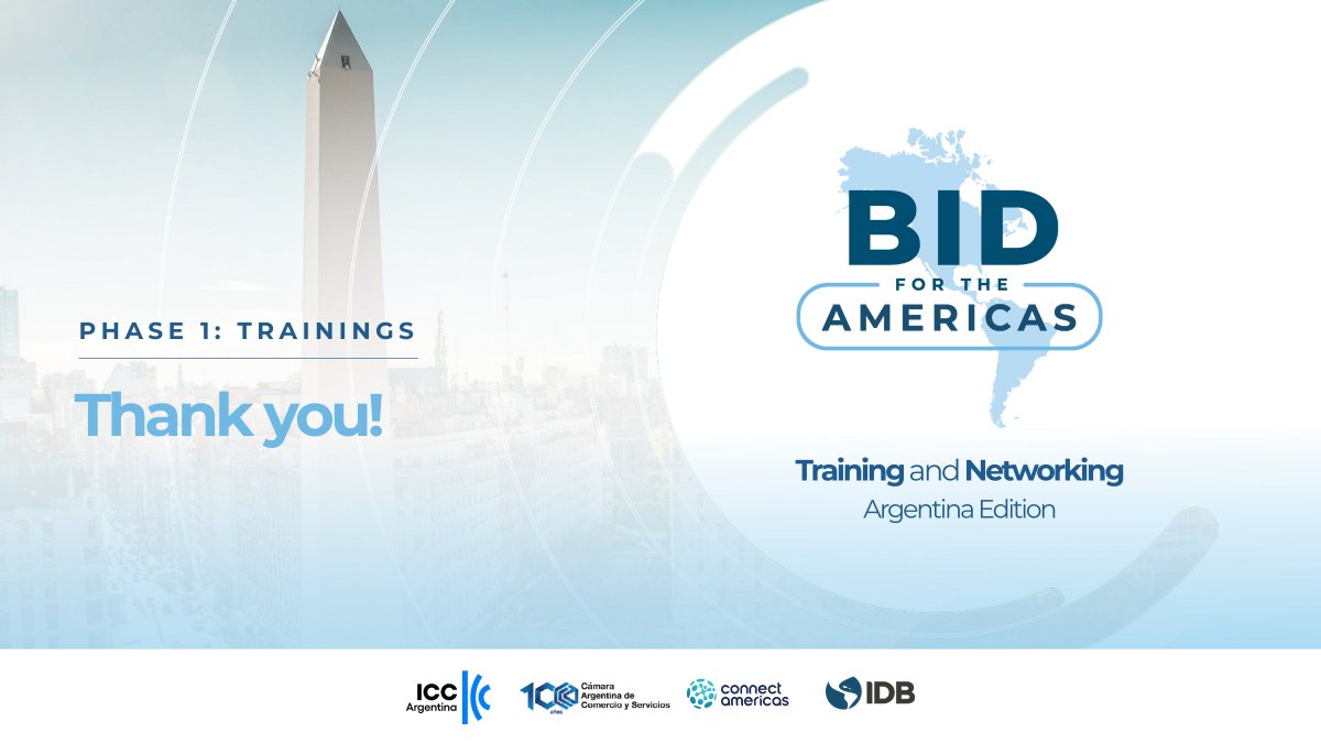 connectamericas's tweet image. 🌎 Thank you for joining us this week for BID for the Americas: Training & Networking – #Argentina Edition!
Over the course of two impactful days, more than 1,300 participants from 77 countries connected to explore trade, investment, and business opportunities in Argentina.
🔗…