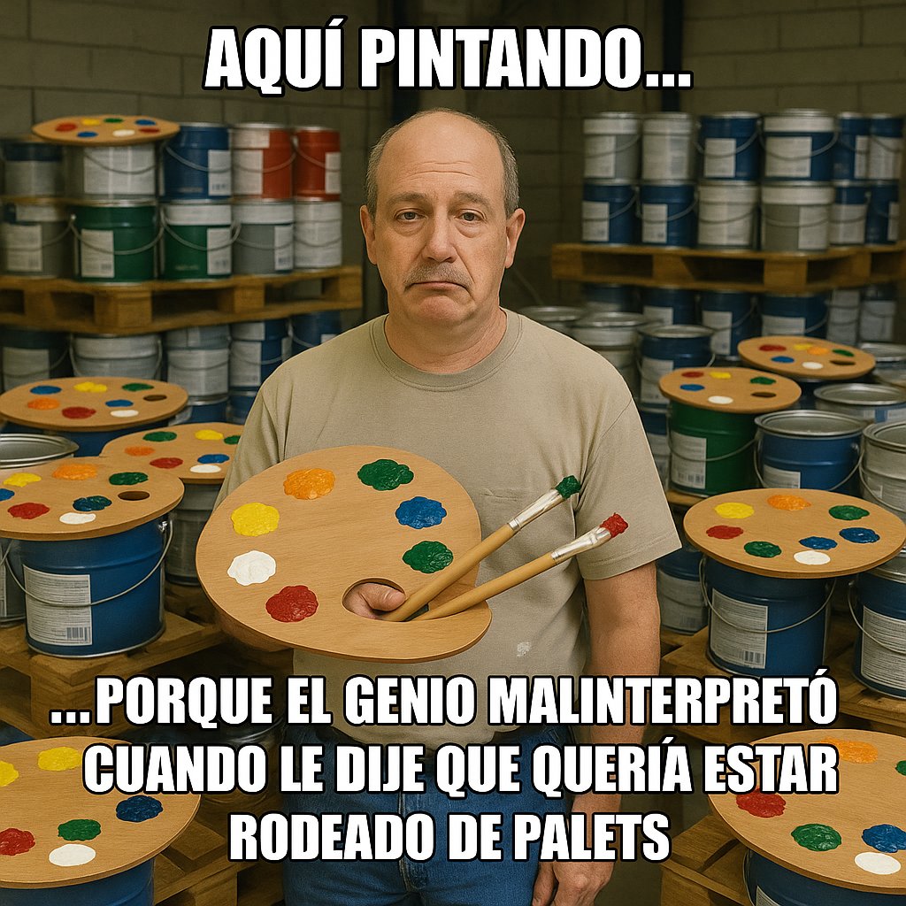 compra_a's tweet image. 🤣🤣🤣🤭🤭🤭
#Compra #Venta #Pallets #Tarimas #Estibas #Reciclaje #Panamá #PalletsDesign #ia