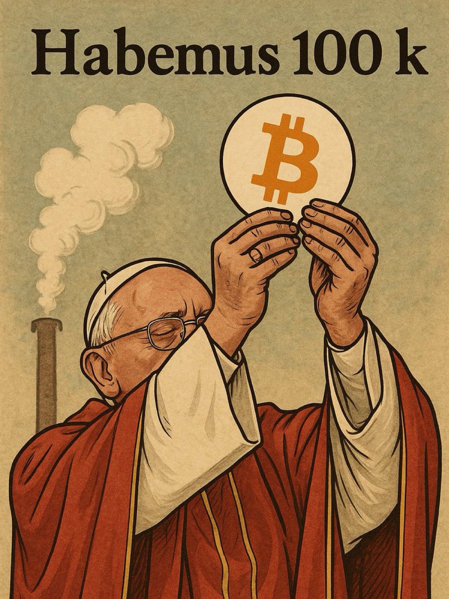 Fumaça branca 🙏🏻

#bitcoin 100K