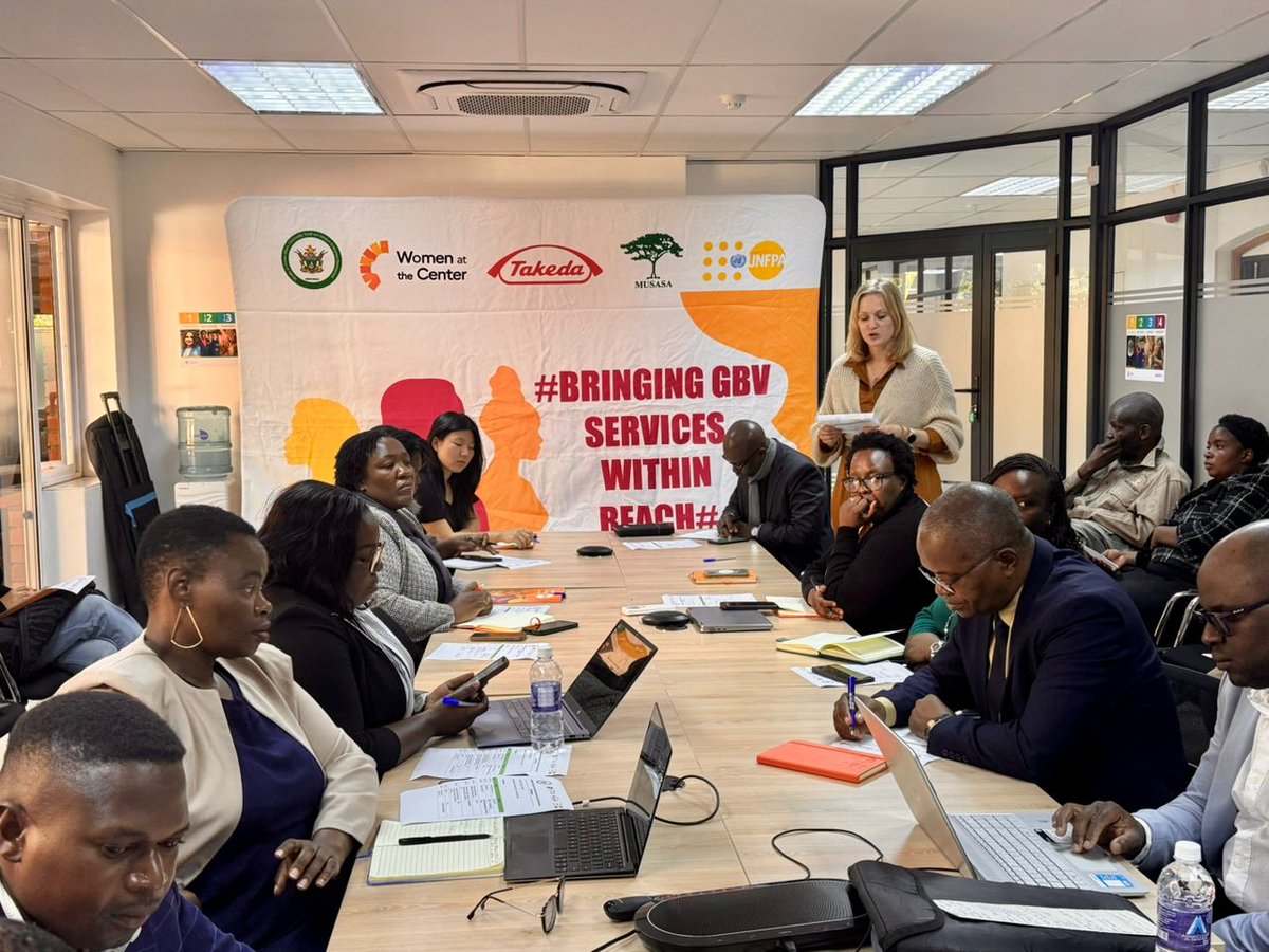 UNFPA_Zimbabwe's tweet photo. #UNFPA today joined partners for a validation meeting of the GBV Social Work Curriculum in Zim🇿🇼. This marks a critical step towards quality GBV case management services & supporting survivors to access quality care under the #WomenAtTheCentre programme being implemented by #UNFPA @mwacsmed @MUSASAZIM @WorldVision 

 #EndGBV