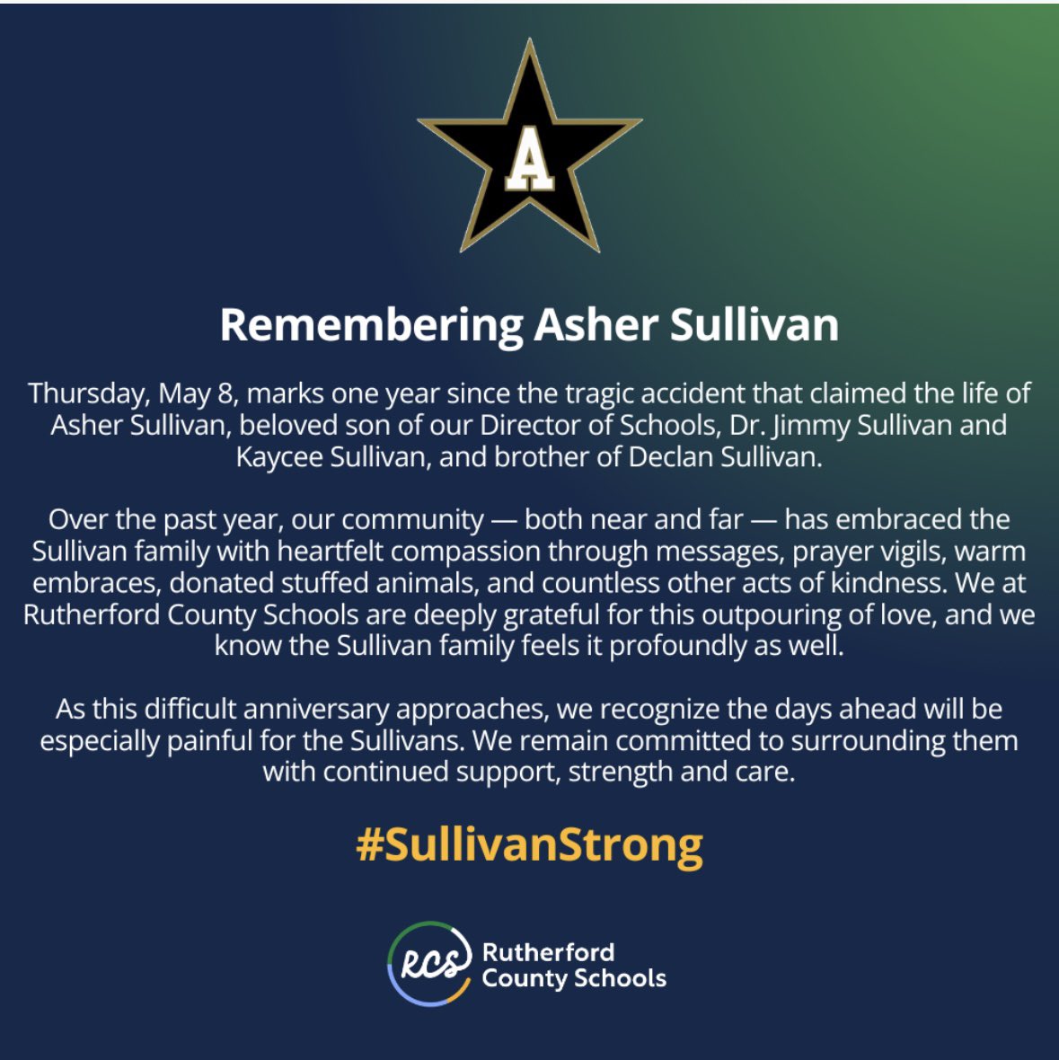 #SullivanStrong
