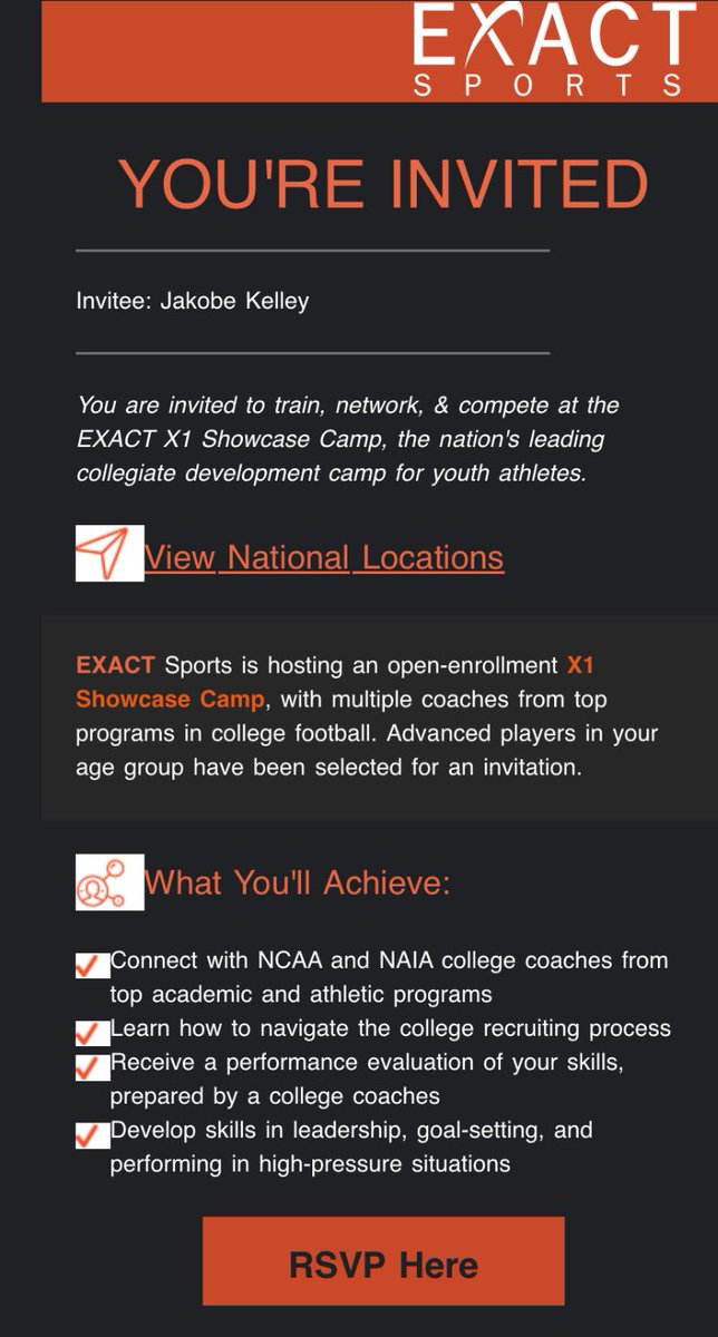 JaKobe “Kobe” Kelley (@jakobekelley1) on Twitter photo Blessed to receive an invitation ‼️
<a href="/McAdoryRecruit/">McAdory Football Recruiting</a>
<a href="/McAdoryFB/">McAdory Football</a>
<a href="/EXACTSports/">EXACT Sports</a>
<a href="/KairosHolmes/">Aryvia Holmes</a> Blessed to receive an invitation ‼️
<a href="/McAdoryRecruit/">McAdory Football Recruiting</a>
<a href="/McAdoryFB/">McAdory Football</a>
<a href="/EXACTSports/">EXACT Sports</a>
<a href="/KairosHolmes/">Aryvia Holmes</a>