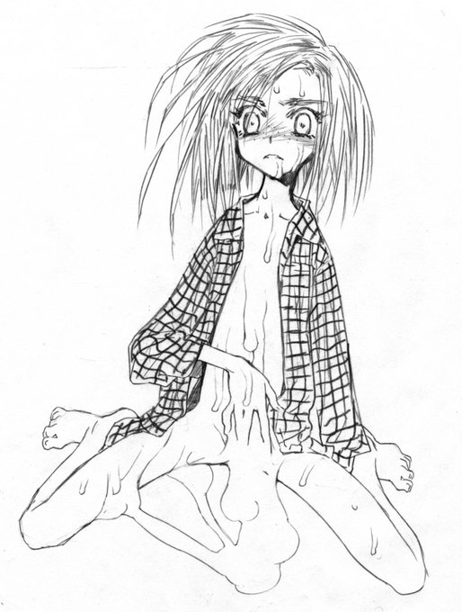 クロッキー帳の、ひるま投下した闇の熟女絵の2ページとなりに、以前投下したペパ〇ントパ〇ィ絵があったのでついでに投下します。どこからどう見てもペパ〇ントパ〇ィですね。 