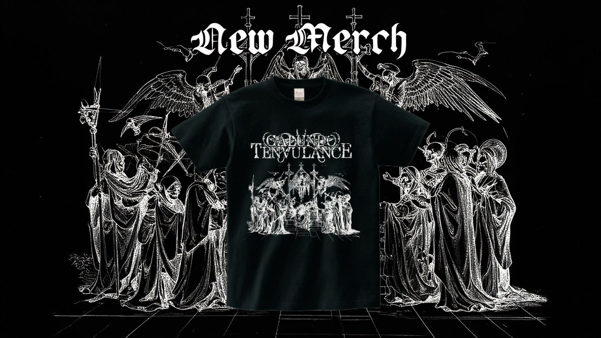 【New Merch】
次回ライブより新作Tシャツを販売します💀🪽
Reminiscence Of Vanity T-Shirt (L/XL)

Roar Holocaust Vol.1
2025.5.18(日) at 新宿Wildside Tokyo
出演16:15

The Pathfinder
2025.6.8(日) at 新宿ANTIKNOCK
出演19:45

●取置き予約
forms.gle/ZRsp7maEYbAhfx…