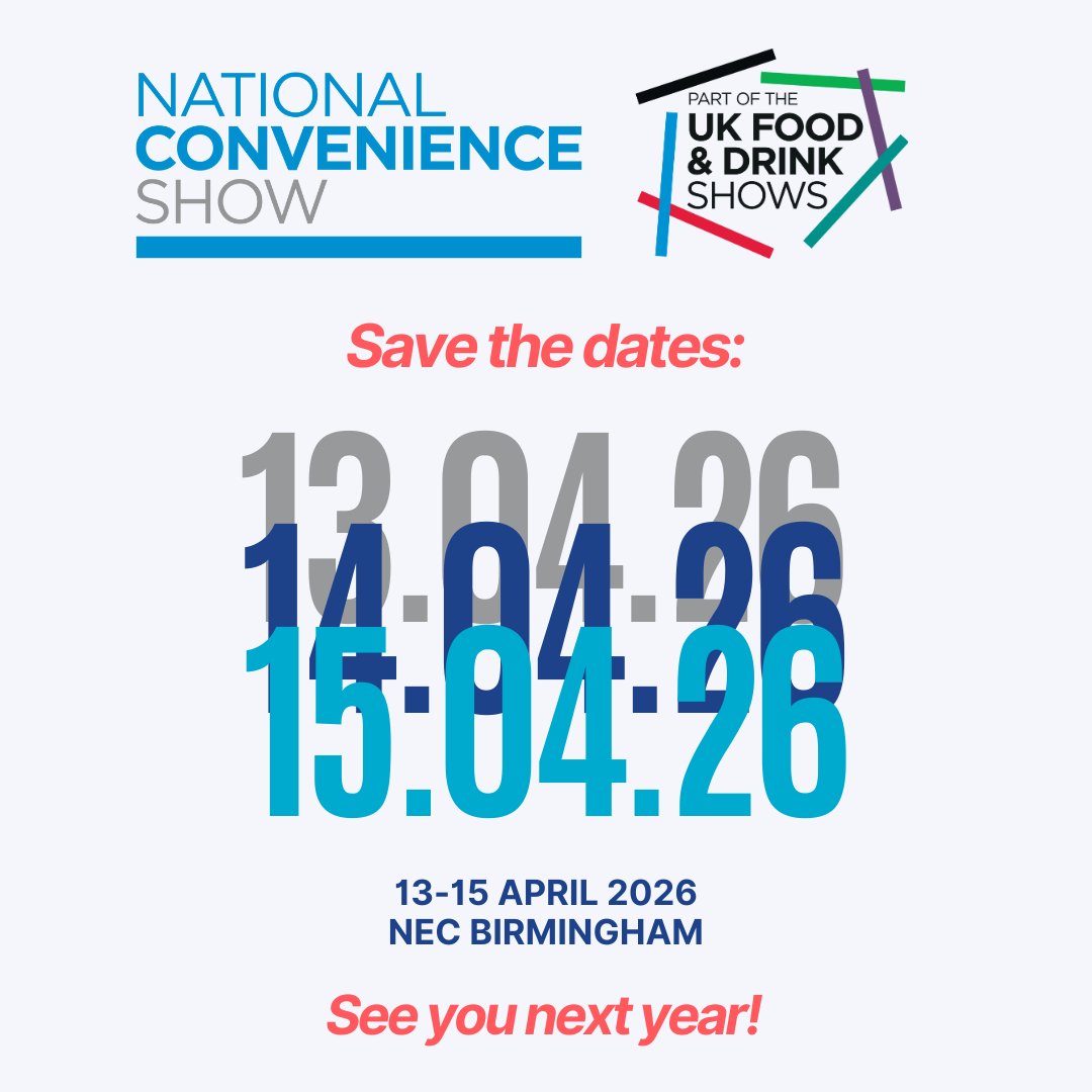 📅 Save the date: 13-15 April 2026

The UK Food &amp; Drink Shows return to the NEC Birmingham - bringing together the entire industry for three days of business, networking and fresh thinking.

To register your interest to attend, click here: ow.ly/oMoF50VKmTe

#NCS2026