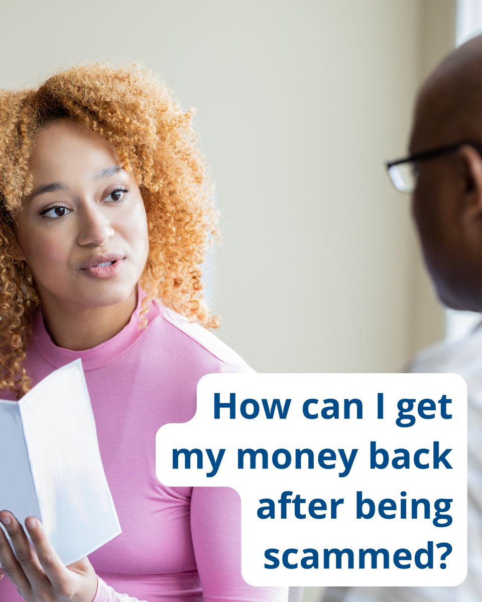 You might be able to get your money back after you’ve been scammed. 

What you should do, and whether you’ll get a refund, depends on what happened.

Check our advice here ⤵️
 bit.ly/3YVTeQ4

#Advice #WestSussex #CitizensAdvice