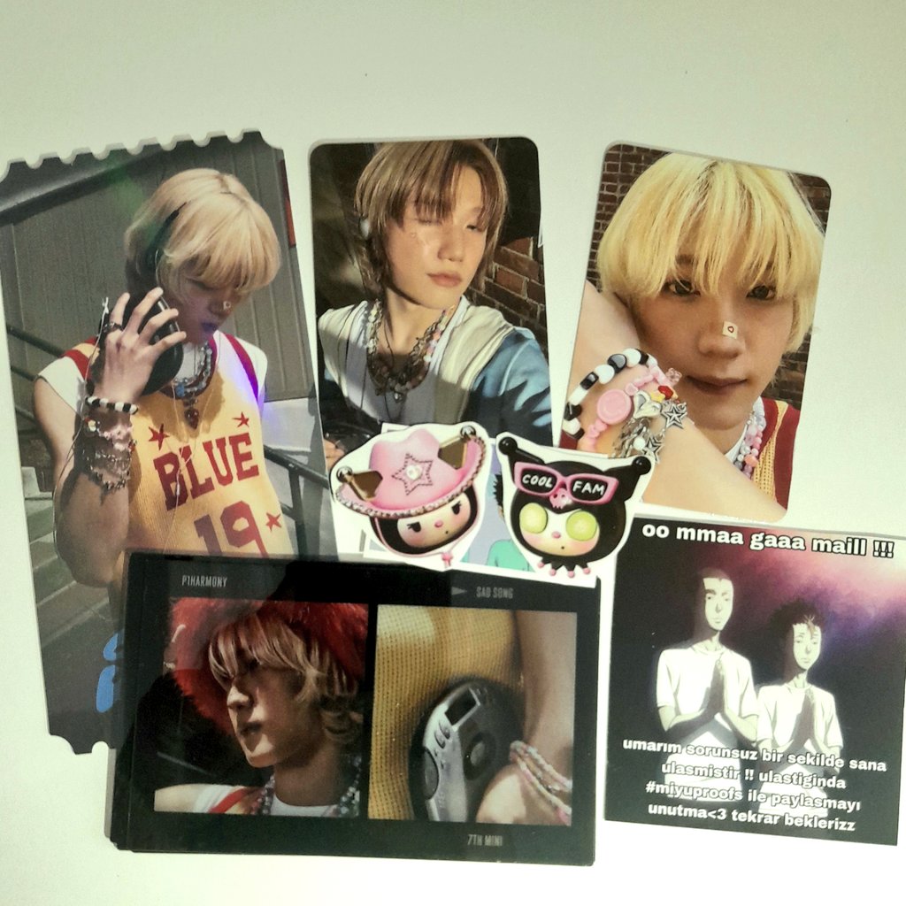 HAPPY MAIL!!! her sey sorunsuz elime ulasti, cok tesekkurler #miyuproofs