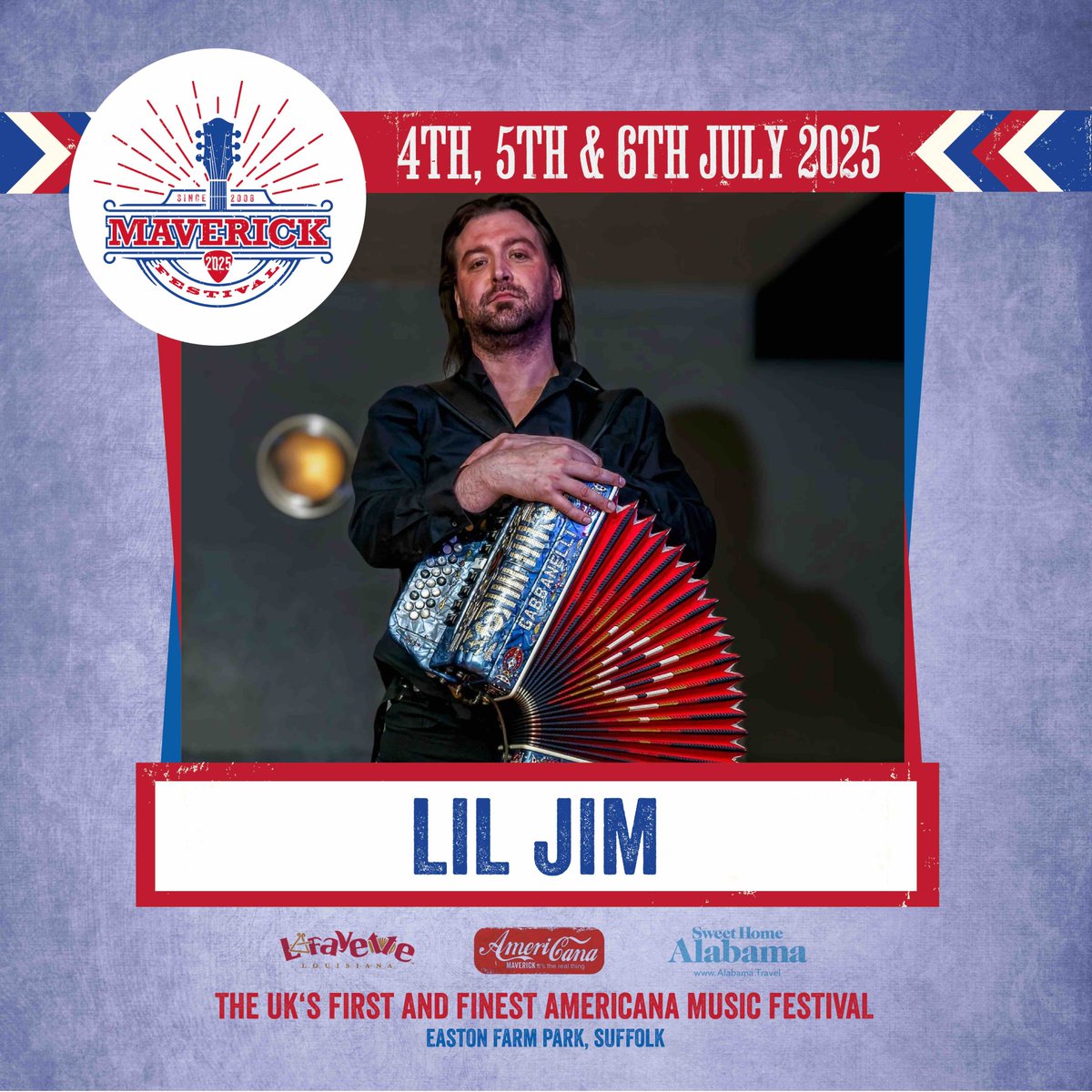 Four more acts for 2025 - have you got your tickets yet?🎟️ 

Imogen Clark, Johnny Fewings, Kev Walford &amp; Lil Jim.

maverickfestival.co.uk/tickets/