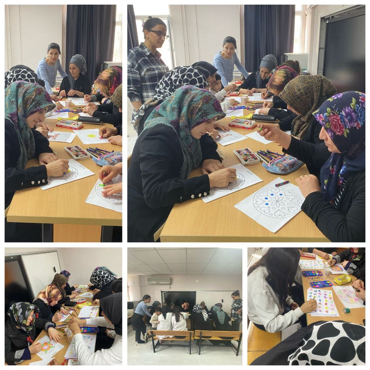 Ailemle Eğitim Yolculuğum Projesi kapsamında Velilerimiz, "Ailemle Okul Günü" etkinliği ile resim ve el sanatları çalışmalarına katıldılar ✨ 
<a href="/BaglarMEM21/">Bağlar İlçe Milli Eğitim Müdürlüğü</a> <a href="/Baglarproje21/">Baglar İlçe Mem Özel Büro (Proje Ekibi)</a> <a href="/BaglarKaymakam/">Bağlar Kaymakamlığı</a> <a href="/Diyarbakirmem/">Diyarbakır İl Millî Eğitim Müdürlüğü</a> <a href="/diyarbakirarge/">Diyarbakır MEM AR-GE</a>