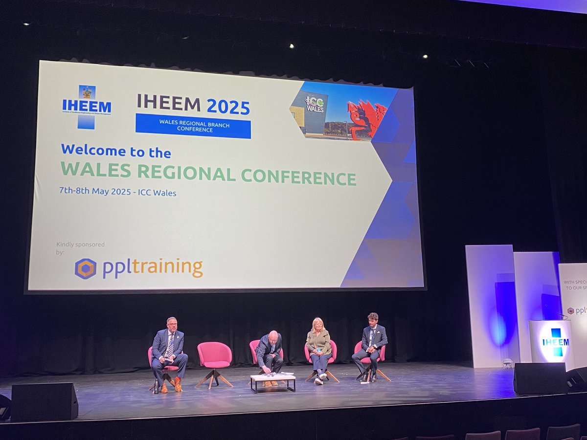 Benet_R_Adams's tweet photo. Enjoying the 2nd day of the IHEEM conference Wales. Great opportunity to hear about new initiatives within the Heath sector and meet clients and colleagues. @IHEEMWales @Gleeds https://t.co/cTUexEH1Zg