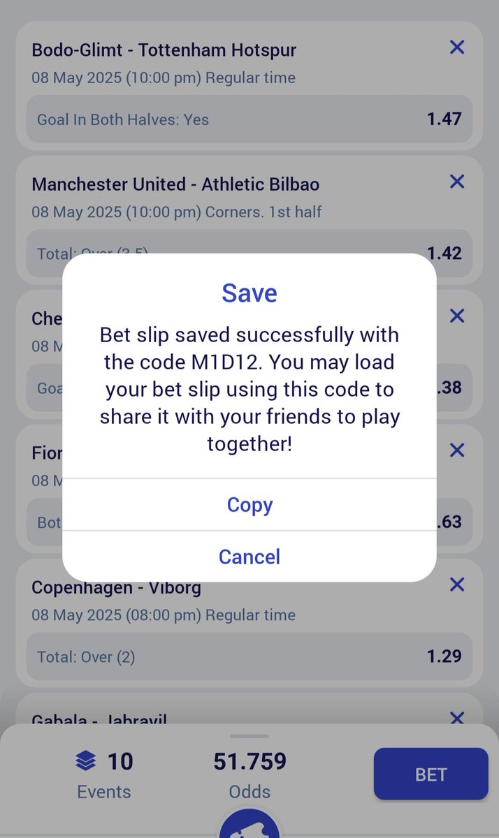 Paripesa
Tip of the day 🤲
51 odds 💰 

M1D12

Register ➡️ paripesa.bet/maxon
Promocode: Maxon