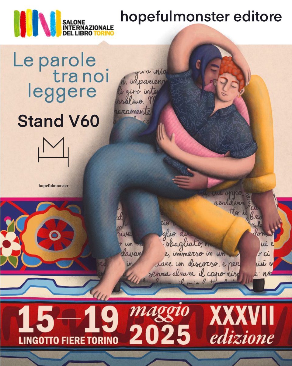 hopefulmonster sarà al Salone del Libro!
Stand V60, Oval 

Alcuni eventi:
- 16/05, h 16:00
Oval, Sala Bianca
Ibtisam Azem, Il libro della scomparsa
con Paola Caridi e Claudia Durastanti
- 17/05, h 18:15
Pad. 1, Sala Granata
Fughe teatrali
Con Attilio Scarpellini e Sergio Ariotti