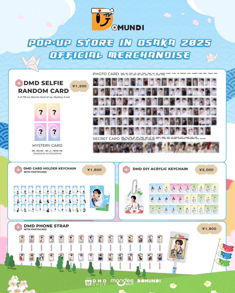 ✨️ DMD POP-UP STORE IN OSAKA 2025 🎉 #⃣