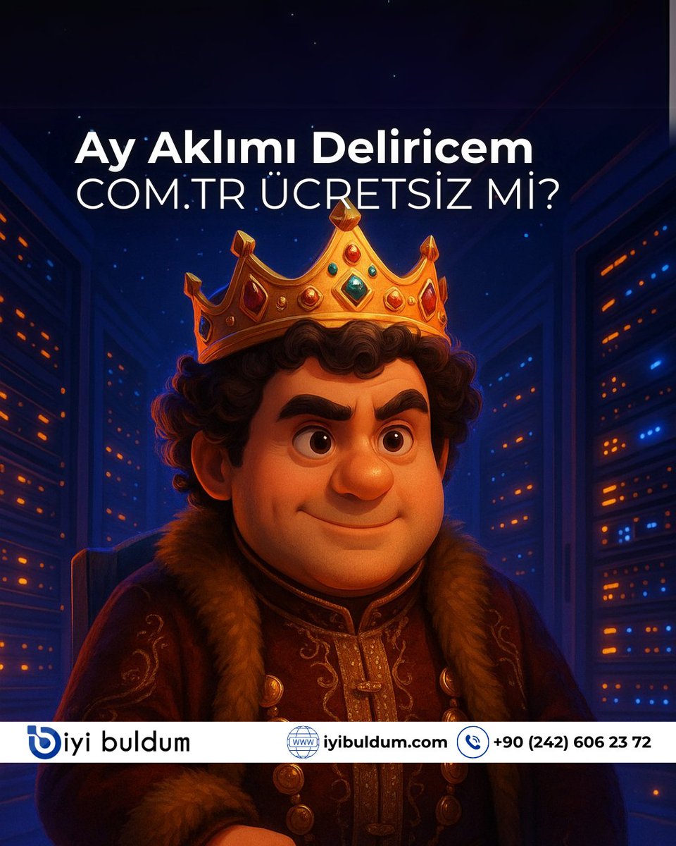 iyibuldumco's tweet photo. 👑 Ay aklımı delircem… Gerçekten https://t.co/WuDASap2KG ücretsiz mi?!
Evet prens, doğru duydun! 👑
📦 1 yıllık hosting al, .com.tr domain bizden HEDİYE!
#İyiBuldum #comtr #ücretsizdomain #HızlıHosting #Hosting #UcuzHosting #Domain #ÜcretsizSSL #Sunucu #WebHosting https://t.co/FliadNTuhP